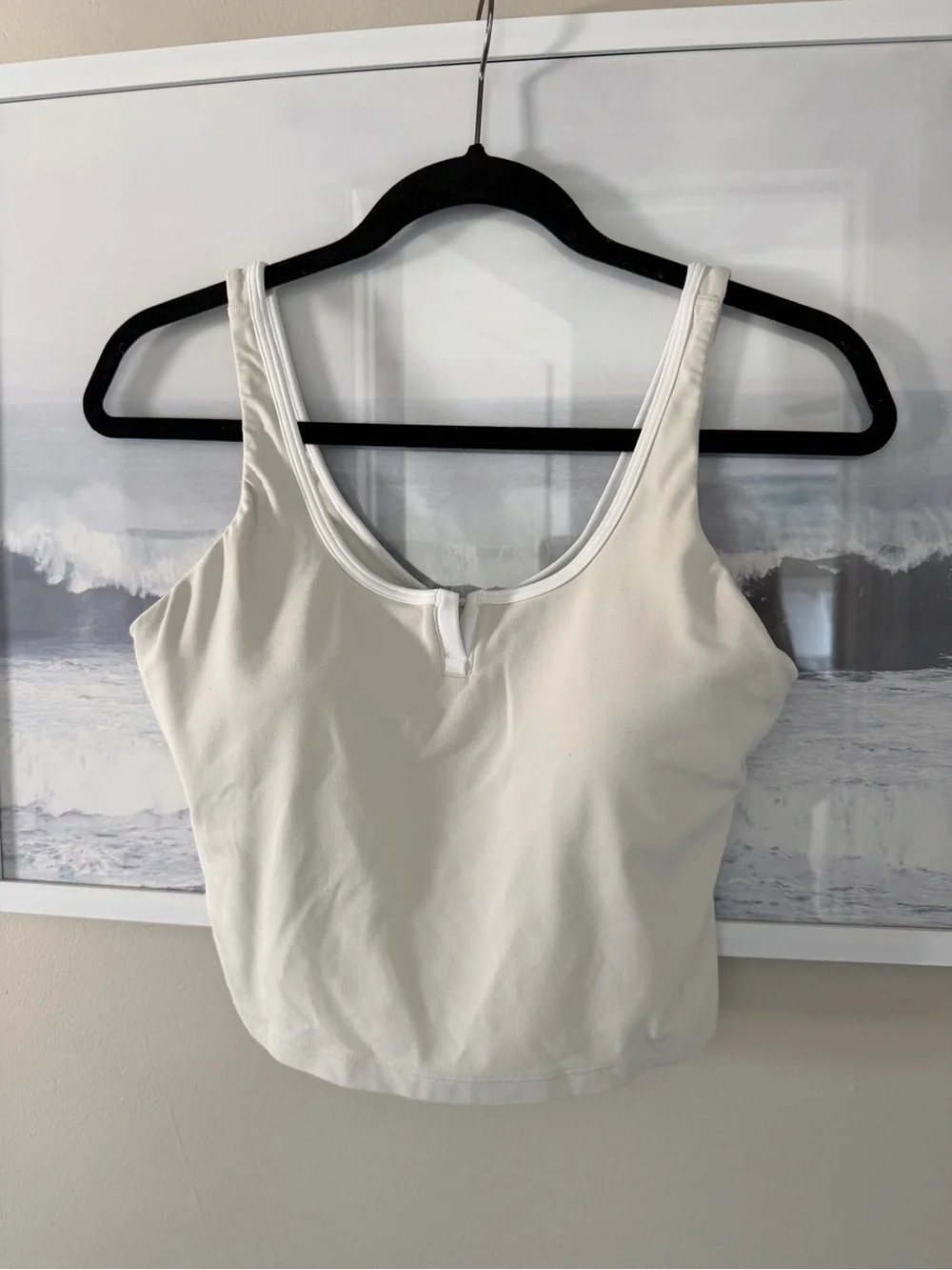 lululemon athletica Light Ivory White Tank Top